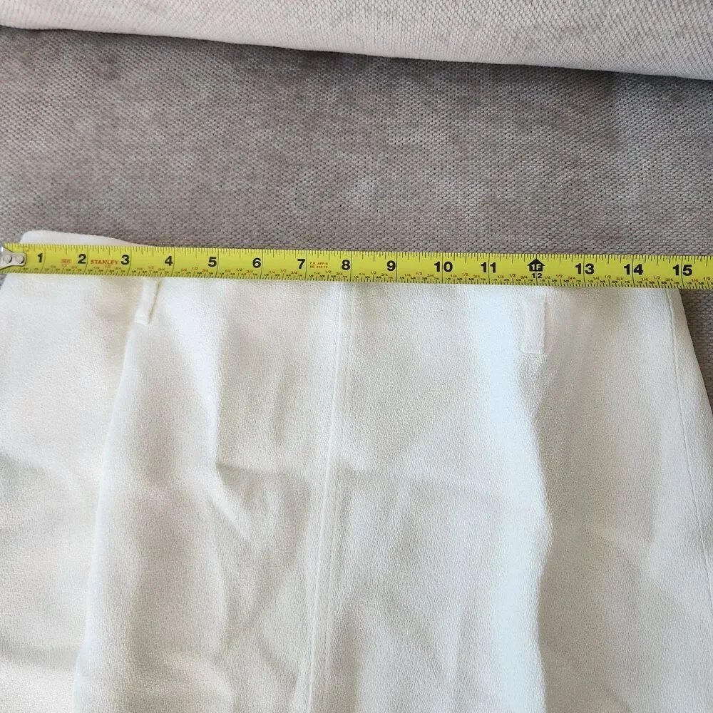 J.Crew Women's Size 8‎ Ivory Boulce A Line Skirt NWT
